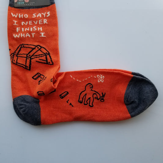 Never finish men socks