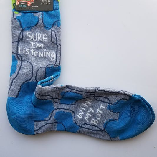 Listening men socks