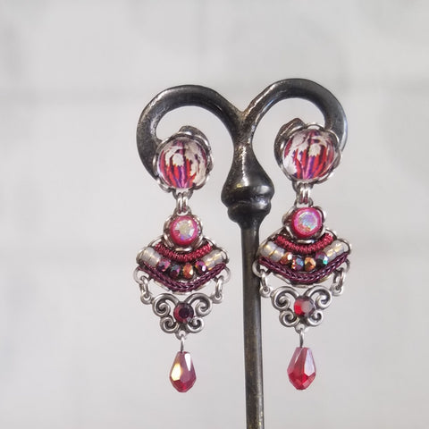 Red Ayala Bar earrings
