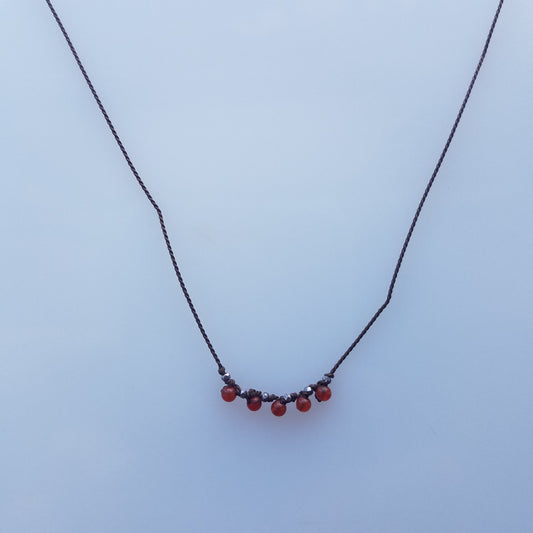 Dainty Carnilian necklace