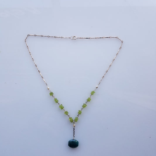 Peridot necklace