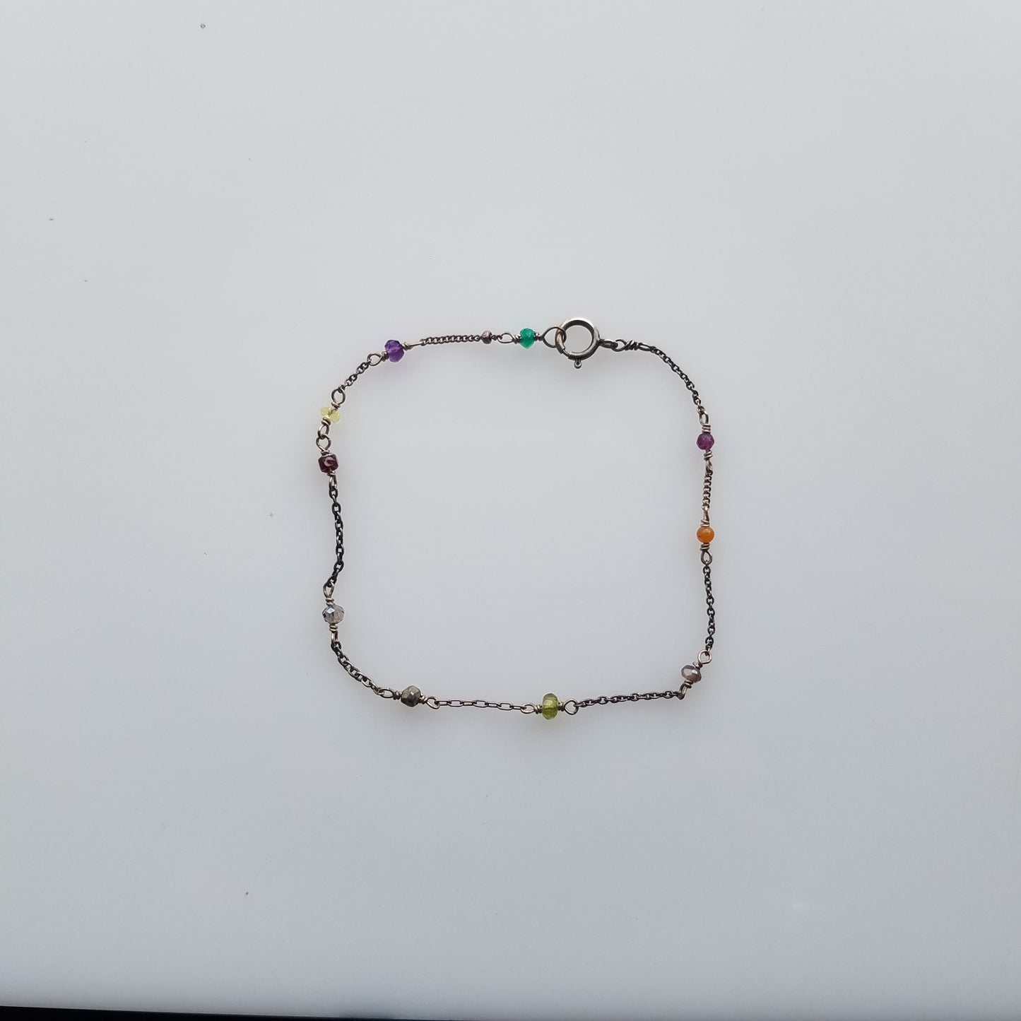 Mixed gems bracelet