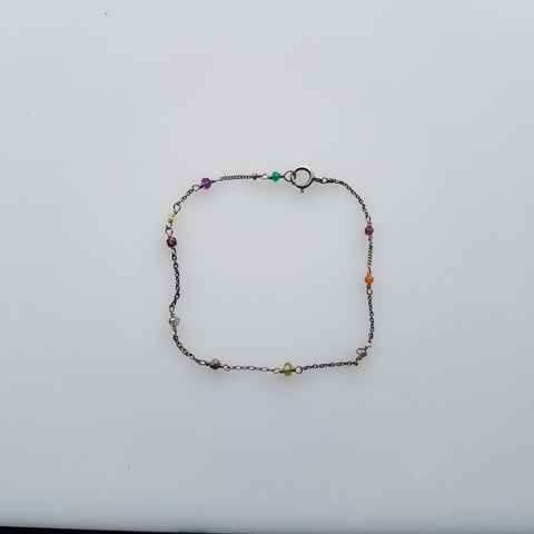 Mixed gems bracelet