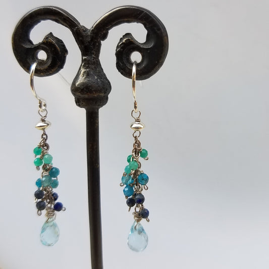 Water fall earrings