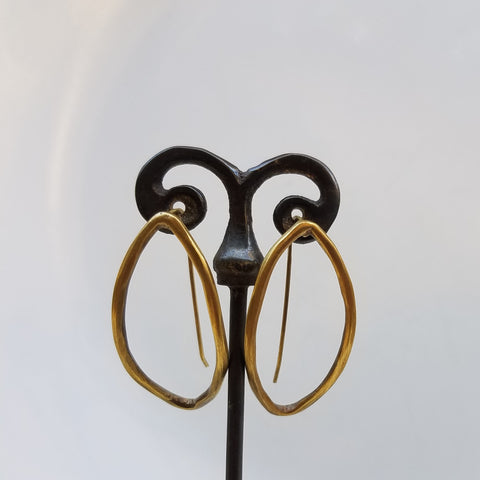 Modern hoops earrings