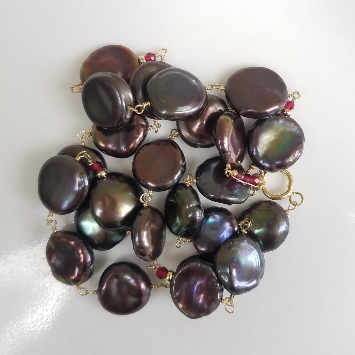 Dark night pearls necklace/bracelet