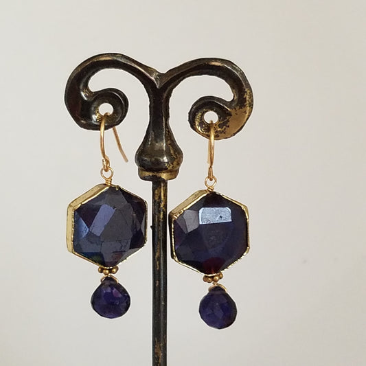 Midnight blues earrings