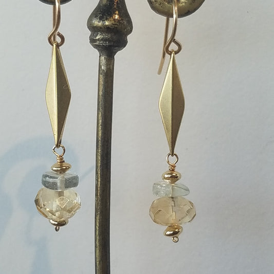 Citrine earrings