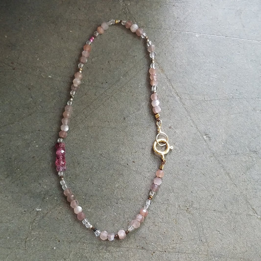 Spinnel and Moonstone bracelet